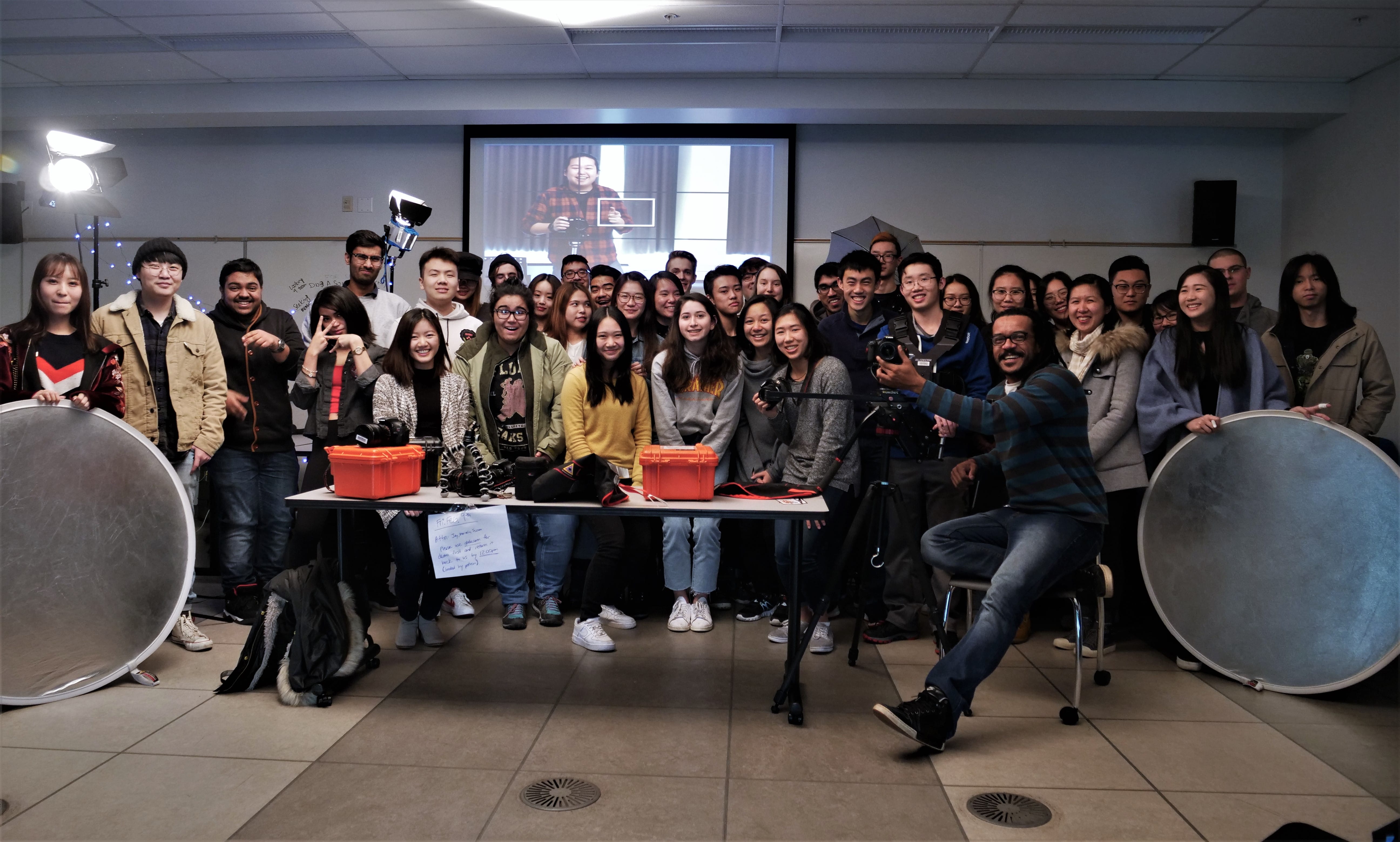 Lighting demonstration in Spring 2018.